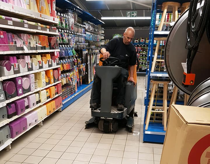 Nettoyage magasin